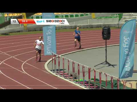 Kinder+Sport Biegi Dzieci 2019 (WAW) - 400m , seria 12