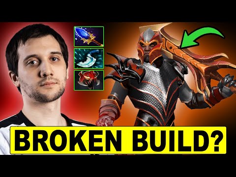 WHY Arteezy is Playing DRAGON KNIGHT CARRY (Broken Build?)