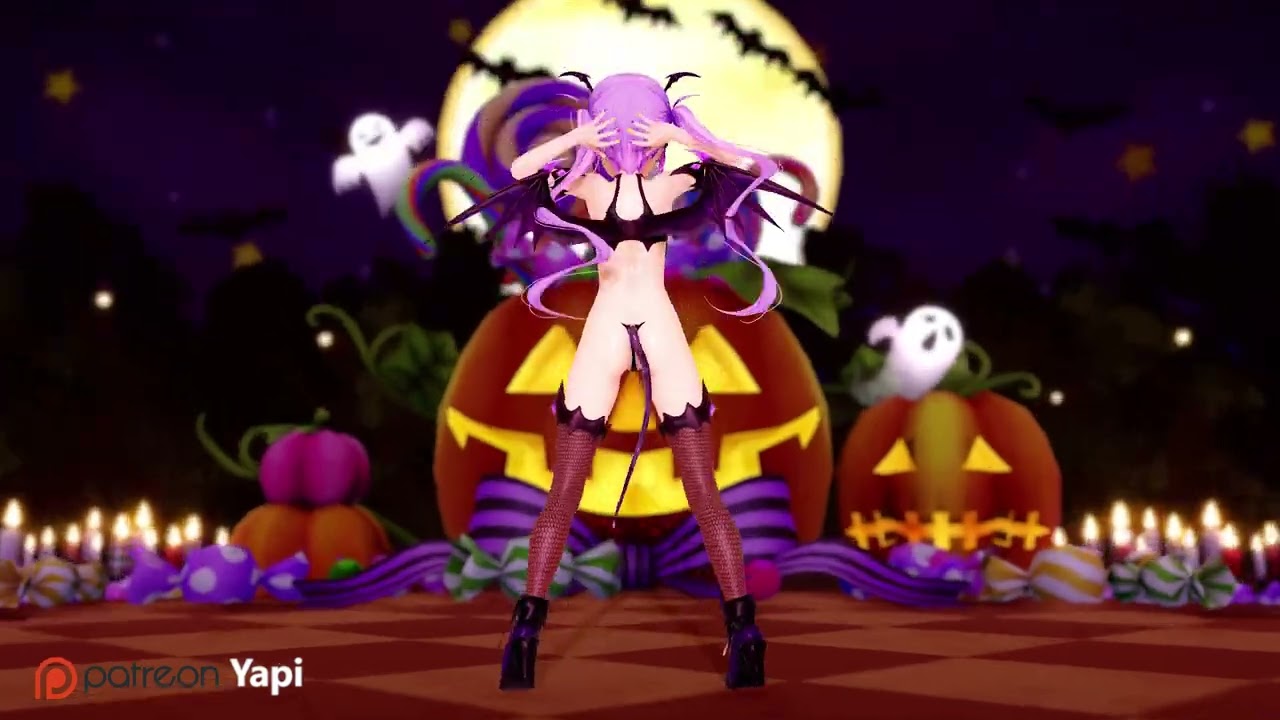 【R18 MMD】Halloween Tokoyami Towa【Chewy】