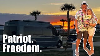 VanLife Freedom Interview - Why THIS Couple Chose a Patriot by Midwest Automotive Designs Sprinter