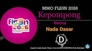 Download lagu KEPOMPONG   NEONA Karaoke FLS3N 2026 NADA DASAR D mp3