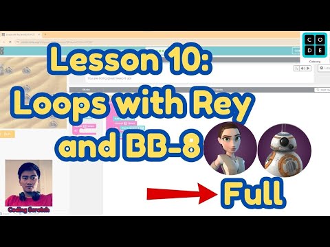 Code.org Lesson 10: Loops with Rey and BB-8 | Express Course 2024 | Code.org Answer