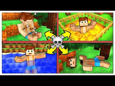 LUCA È MORTO IN 100 MODI DIVERSI IN MINECRAFT ITA!