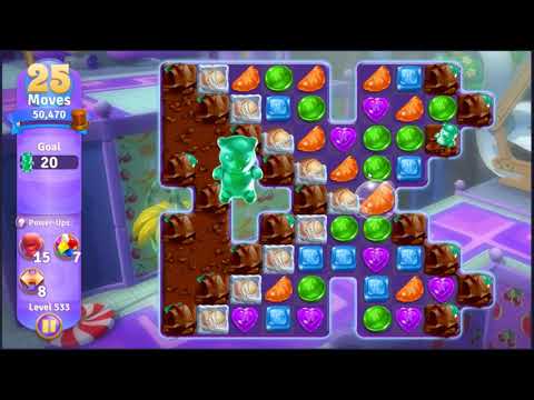 Wonka's World of Candy Level 533 - NO BOOSTERS + FULL STORY 🍫 | SKILLGAMING ✔️