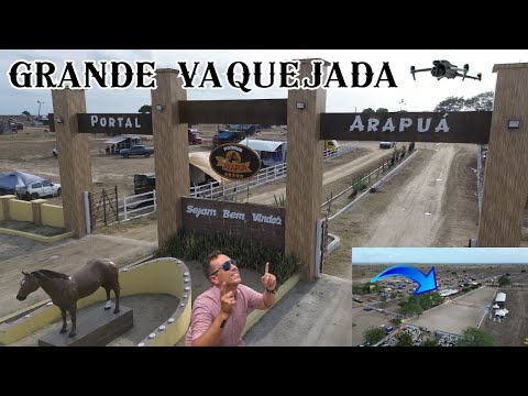 Grande VAQUEJADA no Parque Arapuá em Santo Antonio RN