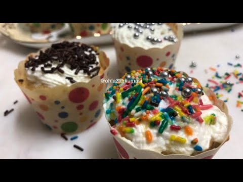 🧁 Easy Butter Cup Cake For Beginners In Air Fryer MMX / Kek Cawan Mudah 🧁