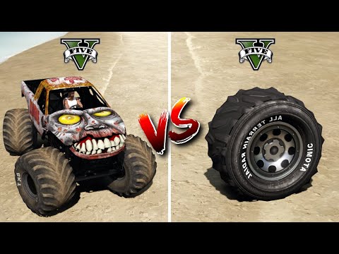 🔥 GTA 5 Zombie Monster Truck vs Monster Wheel Mod 🚜 Which is the Ultimate Off-Road Beast?