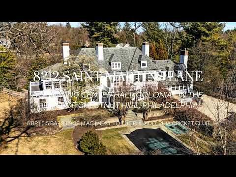 Stunning Center Hall Colonial in the Heart of Chestnut Hill, Philadelphia | 8212 Saint Martins Lane