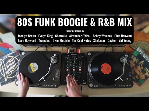 80s Funk Boogie & R&B Mix | With Tracklist | Vinyl Mix