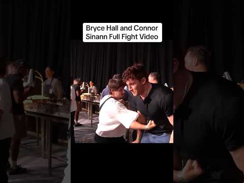 BRYCE HALL PUNCHES CONNOR SINANN!