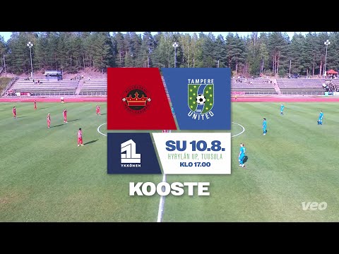 KOOSTE: PKKU – Tampere United / Ykkönen / 10.8.2025 / Hyrylän Urheilupuisto