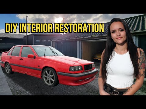 I restored my CHEAP VOLVO 850R interior! (DIY)