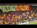 Barcelona Fans Sings Allez Allez Allez vs Manchester United