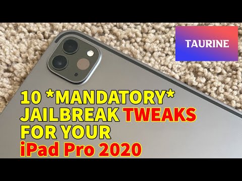 10 MANDATORY JAILBREAK TWEAKS FOR iPad Pro 2020 | Taurine jailbreak | iOS 14.3