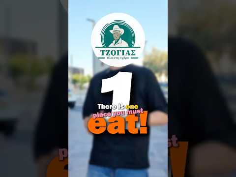 There is one place you MUST go to eat.