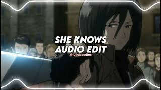 Cover art for she knows