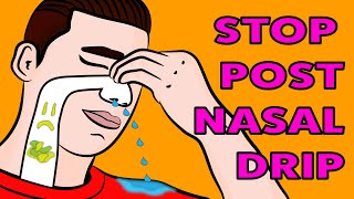 How you can Stop post nasal drip naturally!