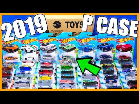 Unboxing Hot Wheels 2019 P Case 72 Car Assortment! *ASTON MARTIN VULCAN, RANGE ROVER VELAR, TESLA*