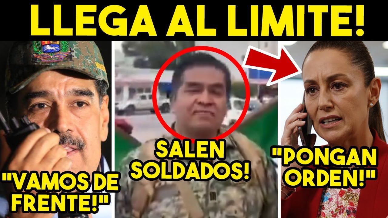 ESTO NO SE ACABA! EU APRIETA. EN EJERCITO MEXICO VAN A MARCHA, VENEZUELA ACEPTA RETO A TRUMP