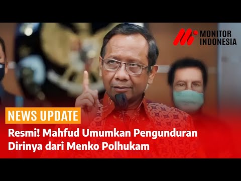 Mahfud Md Mundur dari Menko Polhukam