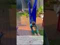 Happy Boy enjoying Calming Autism Sensory Yoga Lycra Swing