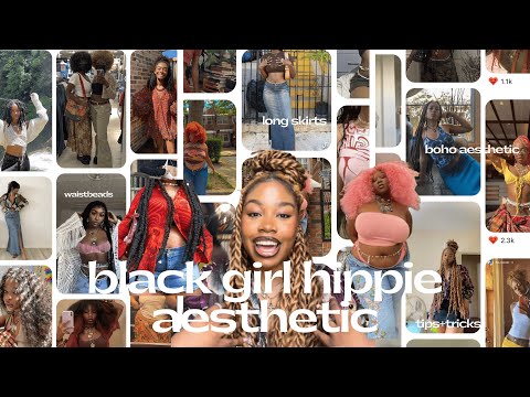 black girl hippie aesthetic! 🌙🧚🏾‍♀️| fashion guide...