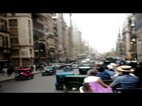 Rare Unseen  New York 1920s in color [60fps, Remastered] w/sound design added