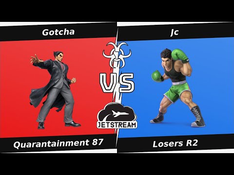 Quarantainment 87 Losers R2 - Gotcha (Kazuya) Vs Jc (Little Mac) - SSBU