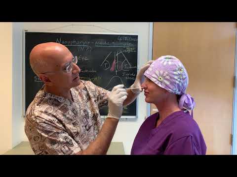 A demonstration of proper Nasopharyngeal swab technique for COVID-19 testing