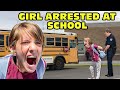 Girl Temper Tantrum Arrested After School Original