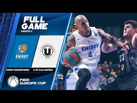 Enisey Krasnoyarsk v U-BT Cluj Napoca - Full Game - FIBA Europe Cup 2019-20