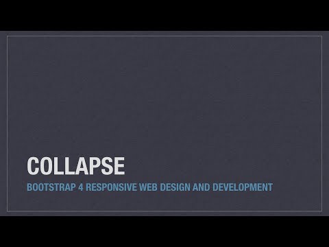Bootstrap 4 (Alpha 6) components: Collapse