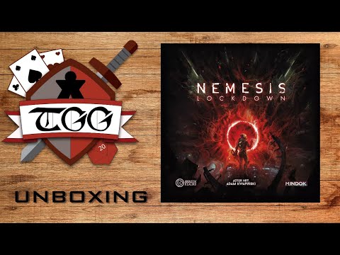 Nemesis Lockdown Board Game Unboxing