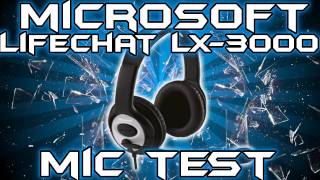 Video thumbnail for Microsoft Lifechat Lx-3000 Mic Test by MrExileRs