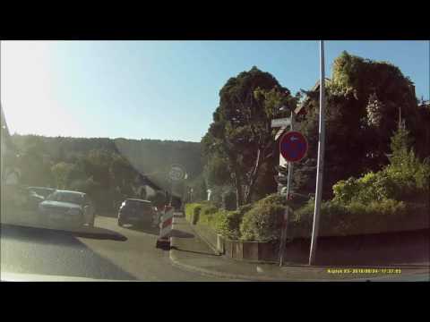 Ortsdurchfahrt im kleinen Odenwald/Kraichgau/HD: Wiesenbach (Ost rein, West raus)