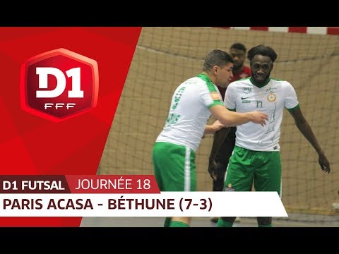 J18 : Paris ACASA - Bethune Futsal (7-3), le résumé