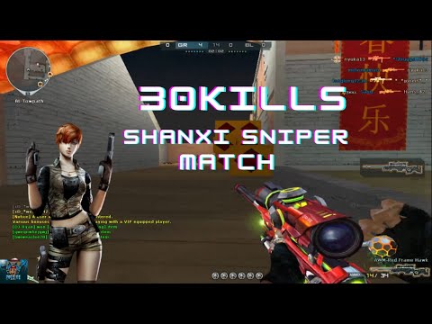 30 KILLS! SHANXI DESTRUCTION MODE (SNIPER MATCH) AWM-RED FRAME HAWK GAMEPLAY! SPOP-X CROSSFIRE PH
