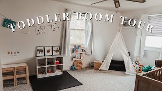 MONTESSORI TODDLER ROOM TOUR | Bedroom + Playroom (1-2 year old)
