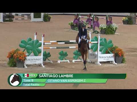 Group A1: Santiago Lambre and Cetano van Aspergem Z in the $72,000 CaptiveOne Grand Prix CSI 3*