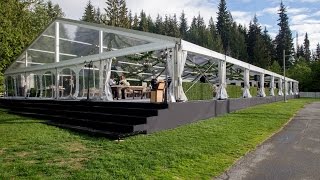 20 meter x 40 meter Clear Span Tent,  Hocker HTS, Lost Lake Whistler BC, by Rental Network Ltd