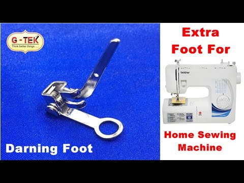 Darning Foot Tutorial