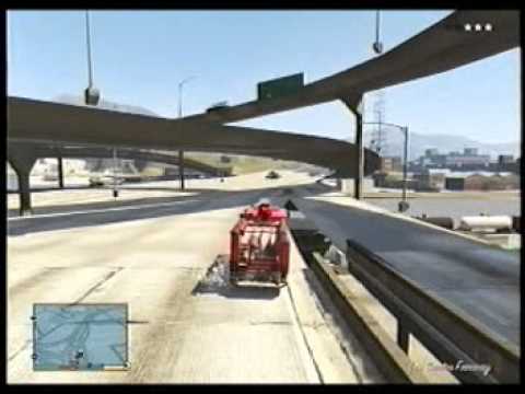 GTA 5 HIGH SPEED FIRETRUCK GLITCHES