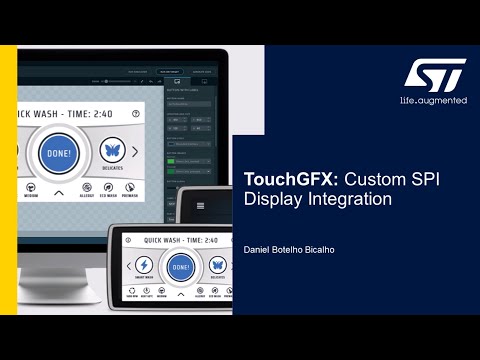 Integração de exibição SPI personalizada TouchGFX - parte 2