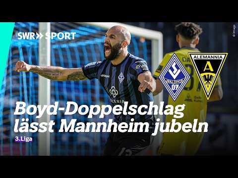 3. Liga: Waldhof Mannheim - Alemannia Aachen, 26. Spieltag | SWR Sport