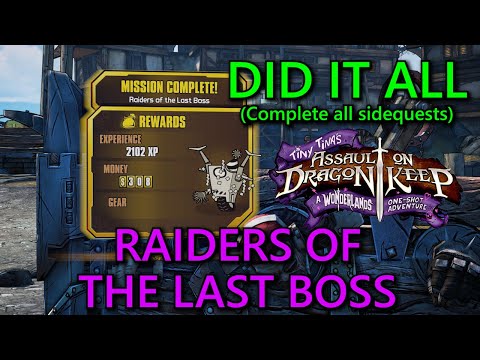 Tiny Tina's Assault On Dragon Keep: Raiders Of The Last Boss Side Quest Guide