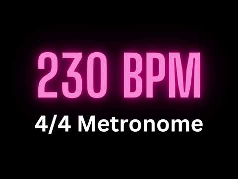 4/4 Metronome - 230 bpm