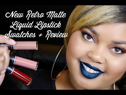 NEW MAC Retro Matte Liquid Lipstick Try On & Review Session Video
