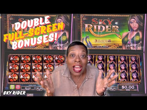 Sky Rider Slot — DOUBLE Full Screen Bonuses & Cash Out Wins!
