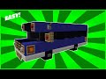 Minecraft How To Build A School Bus Tutorial EASY