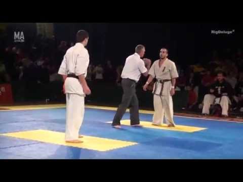Daniel Redondo (Spain) v Leon Lundregan (Wales) Final British Open Knockdown Tournament 2014